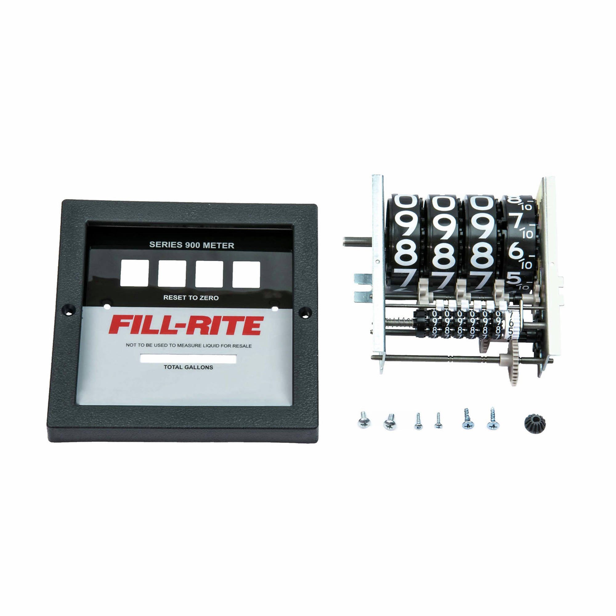Fill-Rite Replacement 900 Series Meter Register Faceplate - GPM 0, Model# KIT900GR